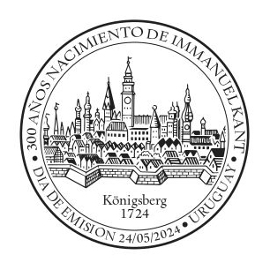 Ilistración de edificios de Königsberg en 1724