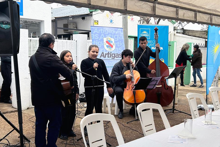 Jóvenes músicos participaron de la inauguración