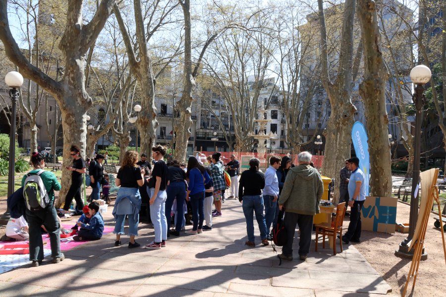 El taller se realizó en Plaza Matriz