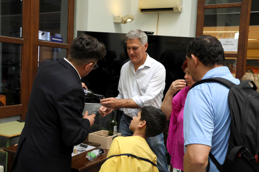 Durante las actividades se realizó degustación de vinos