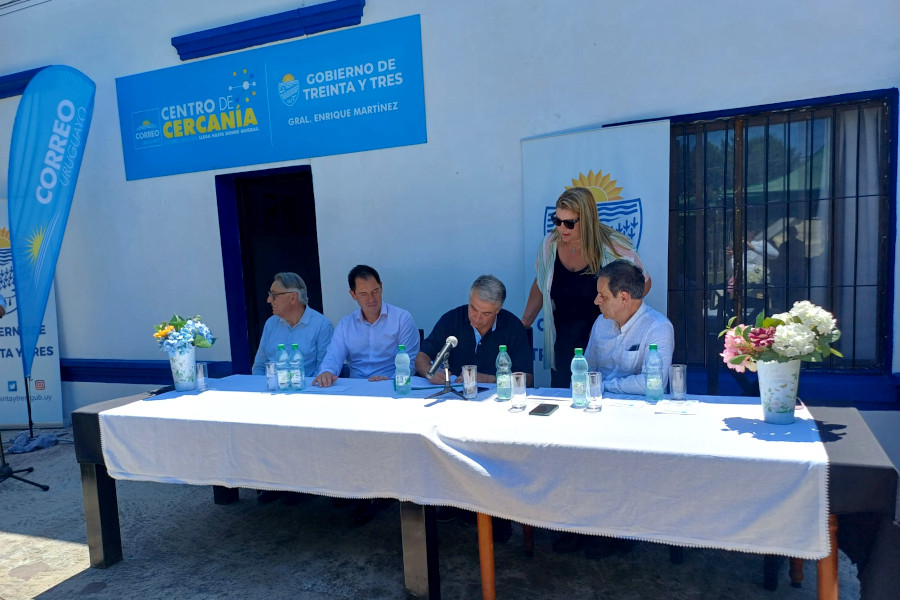 Autoridades firmaron el convenio para la inauguración del Centro de Cercanía