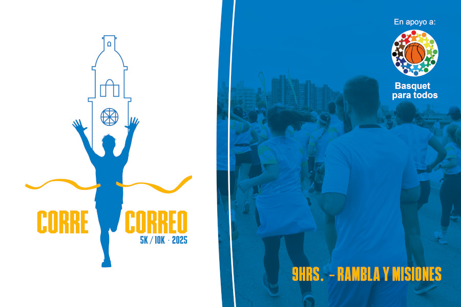 En la imagen se ve la promoción de la carrera de Correo Uruguayo