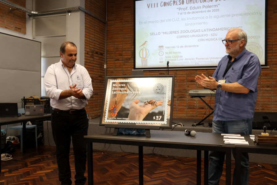 Correo Uruguayo y la Sociedad Zoológica del Uruguay (SZU) realizaron el lanzamiento del sello Mujeres Zoólogas Latinoamericanas, como homenaje a la contribución de la mujer en el avance de la zoología.