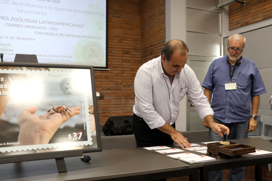Correo Uruguayo y la Sociedad Zoológica del Uruguay (SZU) realizaron el lanzamiento del sello Mujeres Zoólogas Latinoamericanas, como homenaje a la contribución de la mujer en el avance de la zoología.