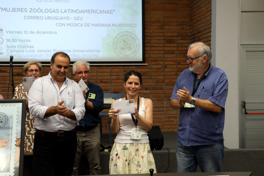 Correo Uruguayo y la Sociedad Zoológica del Uruguay (SZU) realizaron el lanzamiento del sello Mujeres Zoólogas Latinoamericanas, como homenaje a la contribución de la mujer en el avance de la zoología.