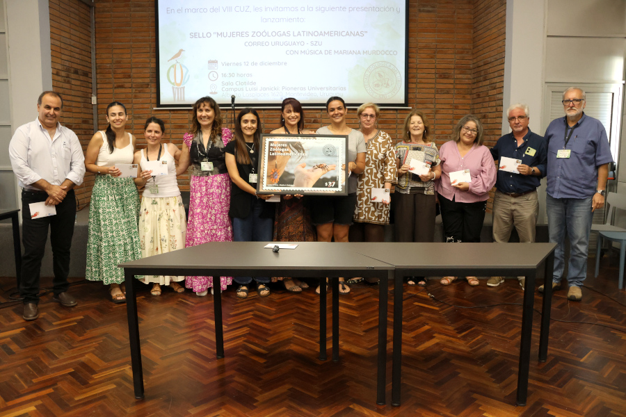 Correo Uruguayo y la Sociedad Zoológica del Uruguay (SZU) realizaron el lanzamiento del sello Mujeres Zoólogas Latinoamericanas, como homenaje a la contribución de la mujer en el avance de la zoología.