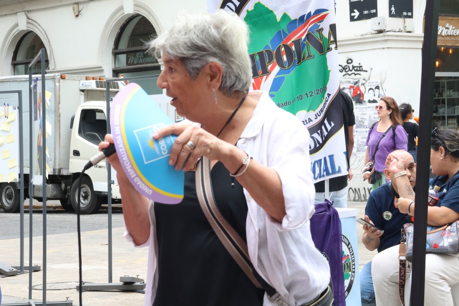 Plaza Matriz fue escenario de una jornada de encuentro con la comunidad en el marco de la conmemoración del Día Internacional de la Mujer.