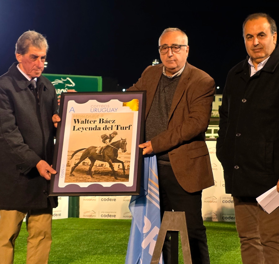 En el marco de los 60 años de trayectoria del laureado jockey Walter Báez, Correo Uruguayo realizó el lanzamiento de un sello personalizado que conmemora sus gestas deportivas.