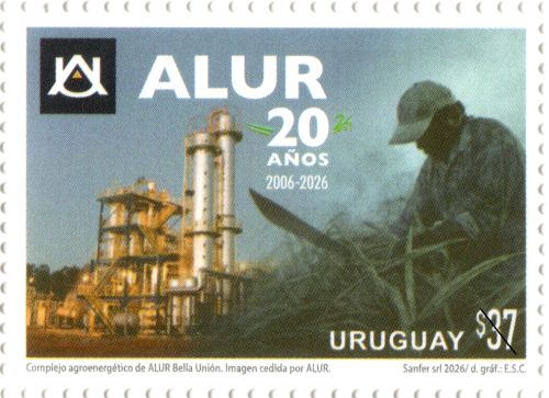 Sello conmemorativo 20 Años de ALUR