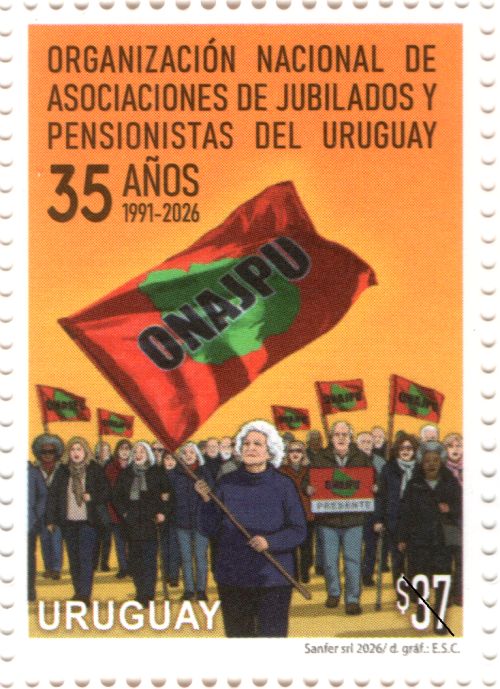 Sello Conmemorativo 35 Años ONAJPU