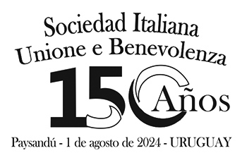 Logo de los 150 años de la Sociedad Unione e Benevolenza